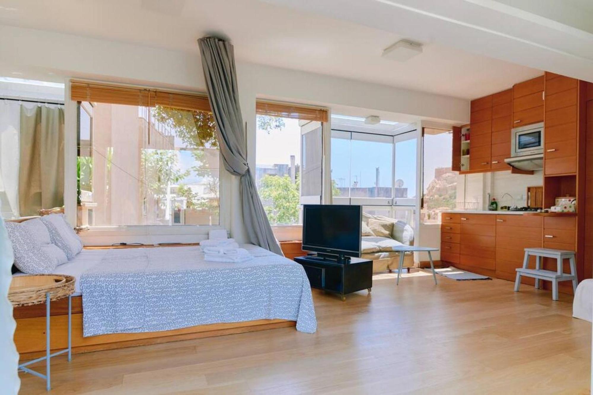 360 View In Roof Top Appartment With Patio Αθήνα Εξωτερικό φωτογραφία