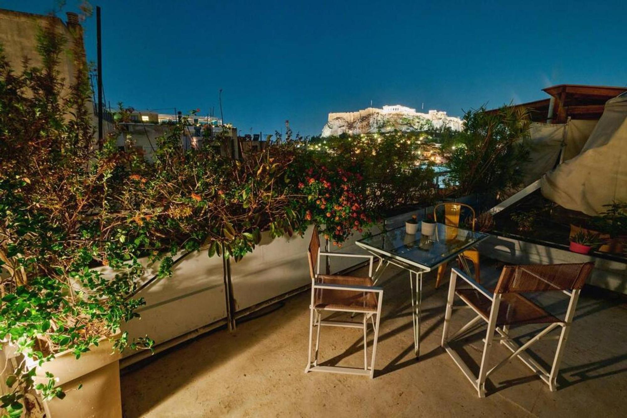 360 View In Roof Top Appartment With Patio Αθήνα Εξωτερικό φωτογραφία
