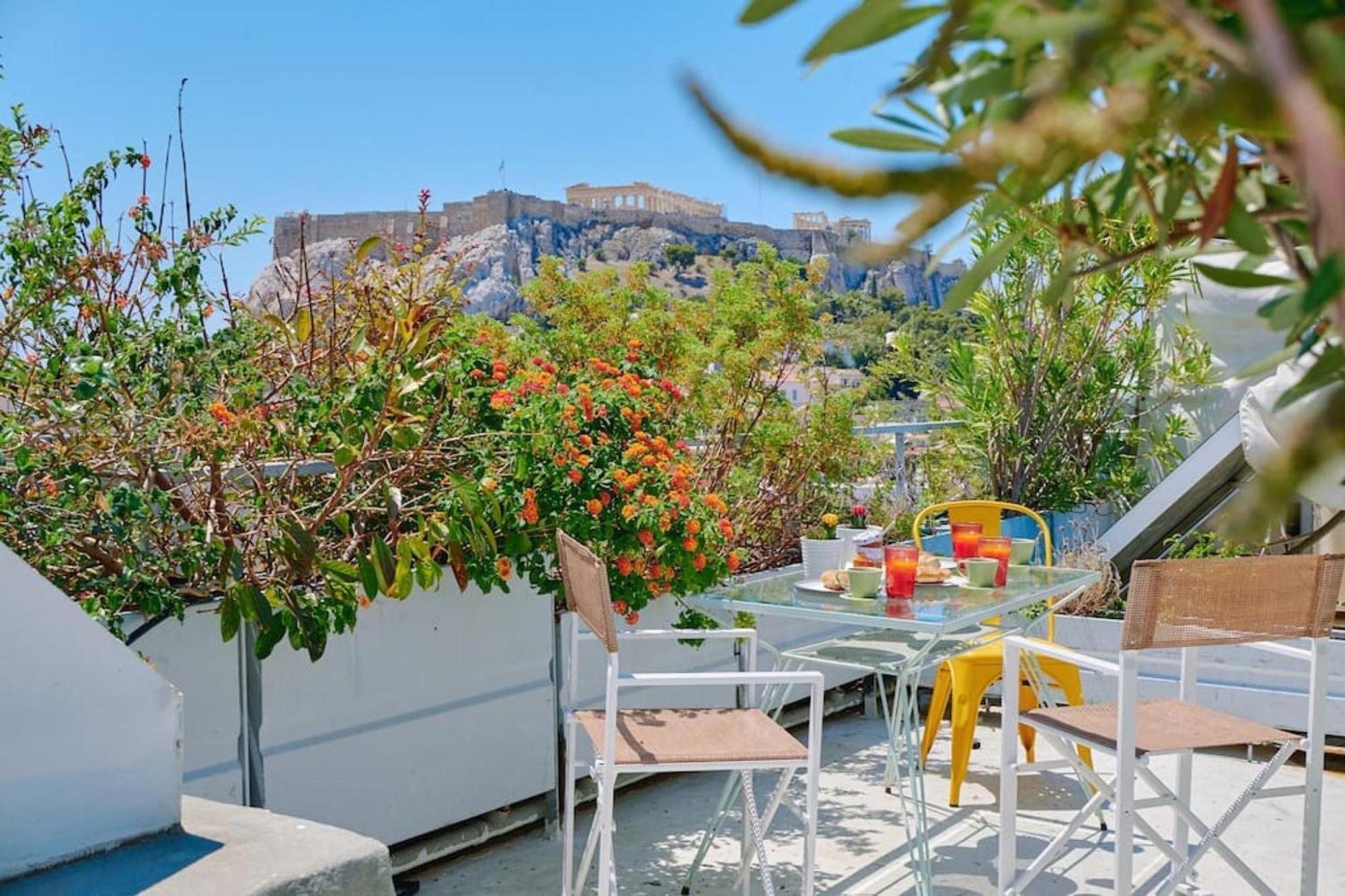 360 View In Roof Top Appartment With Patio Αθήνα Εξωτερικό φωτογραφία