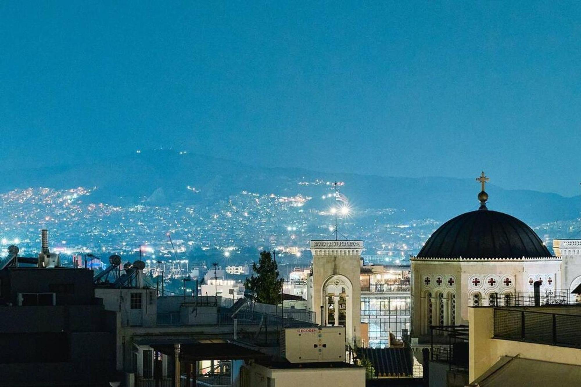 360 View In Roof Top Appartment With Patio Αθήνα Εξωτερικό φωτογραφία