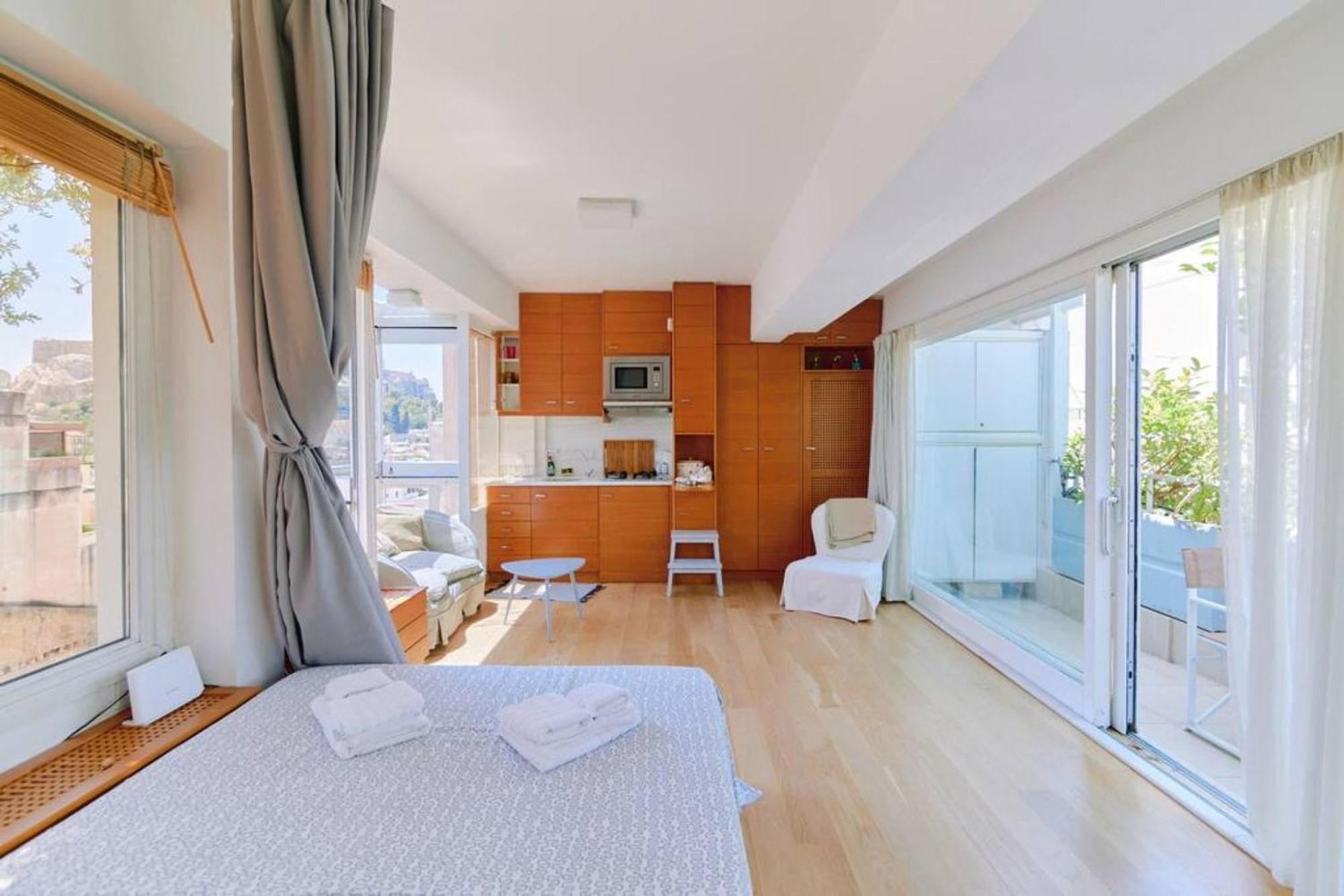 360 View In Roof Top Appartment With Patio Αθήνα Εξωτερικό φωτογραφία